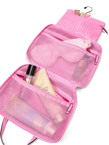 Косметичка Travel Hanging Toiletry Bag Pink Stripe