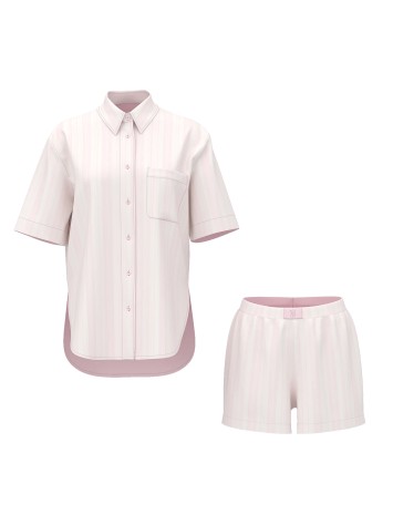 Пижама Modal-Cotton Short Pajama Set Pretty Blossom Stripes