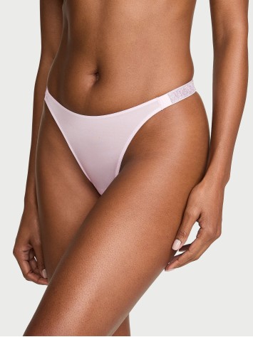 Трусики Shine Strap Thong Panty Light Hyacinth