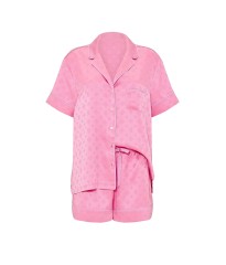 Піжама Signature Satin Short Pajama Set Pink Sugar