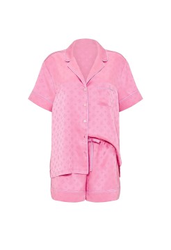 Піжама Signature Satin Short Pajama Set Pink Sugar