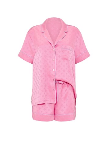 Пижама Signature Satin Short Pajama Set Pink Sugar