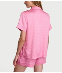 Піжама Signature Satin Short Pajama Set Pink Sugar