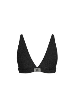 Бюстгальтер-бралетт Shine Cotton Wireless Plunge Bralette Black