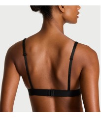 Бюстгальтер-бралетт Shine Cotton Wireless Plunge Bralette Black