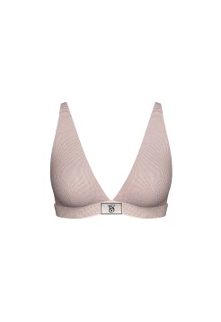 Бюстгальтер-бралетт Shine Cotton Wireless Plunge Bralette Angel Pink