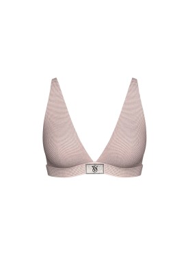 Бюстгальтер-бралет Shine Cotton Wireless Plunge Bralette Angel Pink