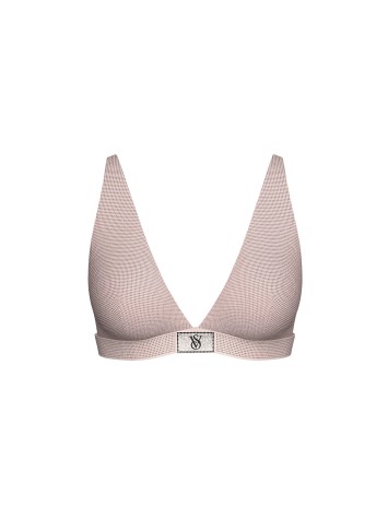 Бюстгальтер-бралетт Shine Cotton Wireless Plunge Bralette Angel Pink