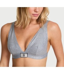 Бюстгальтер-бралетт Shine Cotton Wireless Plunge Bralette Darling Grey