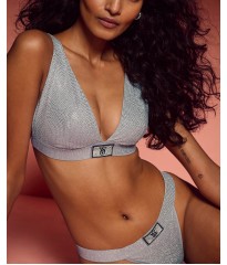 Бюстгальтер-бралетт Shine Cotton Wireless Plunge Bralette Darling Grey