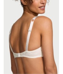 Бюстгальтер-топ Shine Strap Lace Bralette Coconut White Set