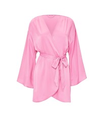 Халат Satin Short Robe Pink Sugar