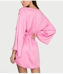 Халат Satin Short Robe Pink Sugar