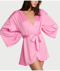 Халат Satin Short Robe Pink Sugar