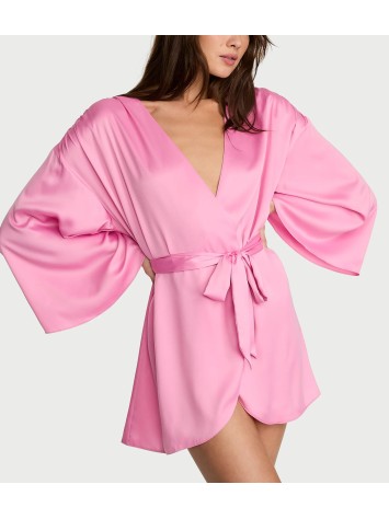 Халат Satin Short Robe Pink Sugar