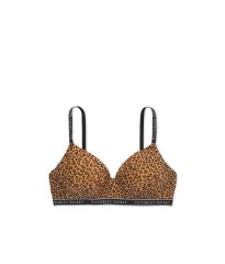 Бюстгальтер Cotton Logo Lightly Lined Wireless Bra Leopard