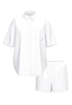 Піжама Modal-Cotton Short Pajama Set VS White