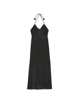 Сукня Beachwear Halter Maxi Dress Black Dot