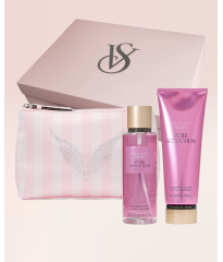 Подарунковий набір Pure Seduction Satin Pouch Heritage Stripe