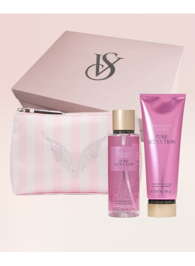 Подарунковий набір Pure Seduction Satin Pouch Heritage Stripe