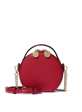 Сумка Hat Box Crossbody Bag Red Lacquer
