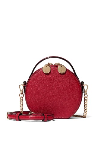 Сумка Hat Box Crossbody Bag Red Lacquer