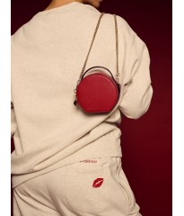 Сумка Hat Box Crossbody Bag Red Lacquer