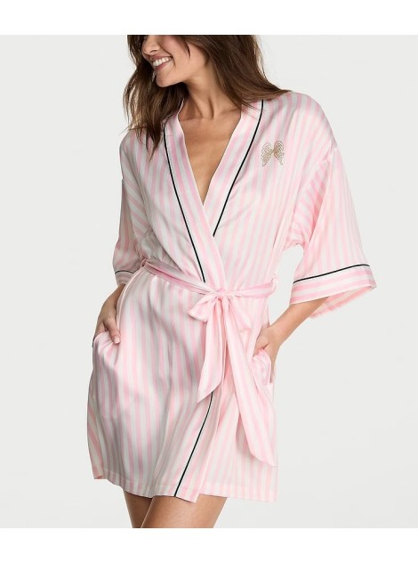 Халат Signature Satin Short Piped Robe