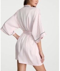 Халат Signature Satin Short Piped Robe