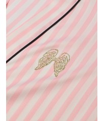 Халат Signature Satin Short Piped Robe