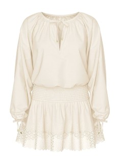 Сукня Beachwear Linen Lace-Trim Dress Candlelight