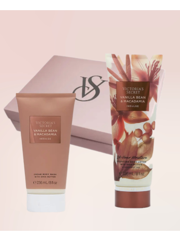 Набір лосьйон+гель для душу INDULGE Vanilla Bean & Macadamia Set