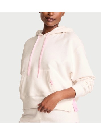 Спортивний костюм Vintage Fleece Popover Slit Hoodie Jogger Coconut White