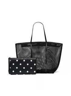 Сумка Mesh Tote Pouch Set Black Dot
