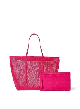 Сумка Mesh Tote Pouch Set Pink