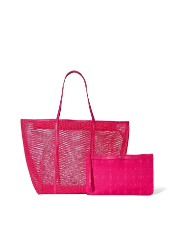 Сумка Mesh Tote Pouch Set Pink