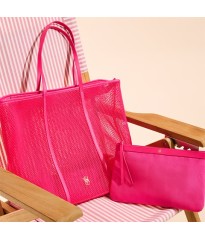 Сумка Mesh Tote Pouch Set Pink