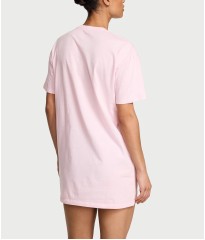 Піжама Cotton Oversize Sleep Tee Bermuda Pink