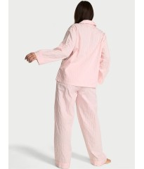 Піжама Shadow Stripe Heritage Cotton Long PJ Set Pretty Blossom Pink