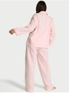 Піжама Shadow Stripe Heritage Cotton Long PJ Set Pretty Blossom Pink
