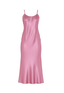 Пеньюар Midi Satin Open Back Slip Pink Dusk Mauve
