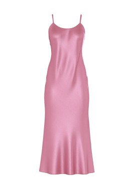 Пеньюар Midi Satin Open Back Slip Pink Dusk Mauve
