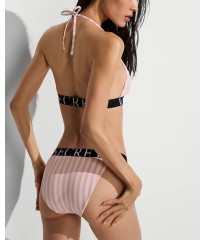 Купальник Exploded Logo Triangle Bikini Top Bottom Iconic Pink Stripes