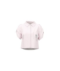 Пляжний костюм Beachwear Heritage Stripe Linen Boxy Short-Sleeve Top Shorts Iconic Stripe