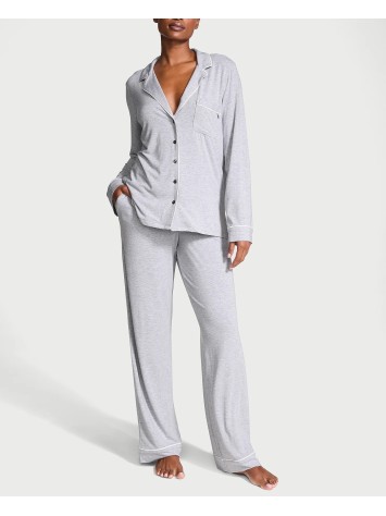 Пижама Modal Soft Long Pajama Set Grey
