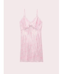 Пеньюар PINK x LoveShackFancy Satin Mini Dress