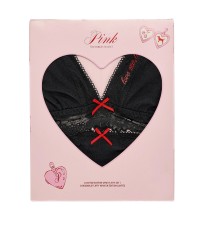 Комплект Limited-Edition PINK Wink Flirty Gift Set Black Forever Lace