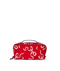 Косметичка Expandable Travel Make-Up Bags 3 Piece Lipstick Red Bows 