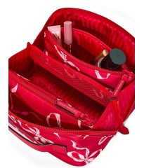 Косметичка Expandable Travel Make-Up Bags 3 Piece Lipstick Red Bows 