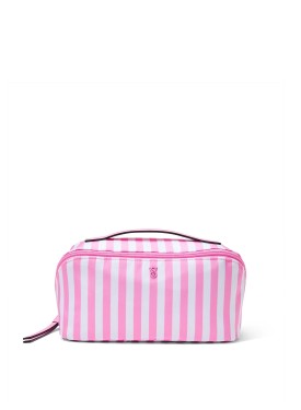 Косметичка 3-Piece Expandable Travel Makeup Bag Pink Stripe